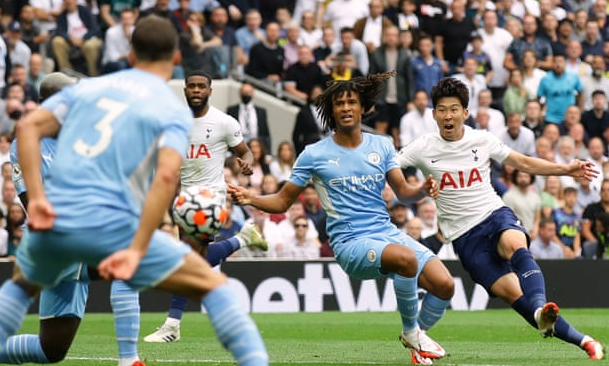 英超赛果：热刺1-0曼城，孙兴慜世界波分胜负